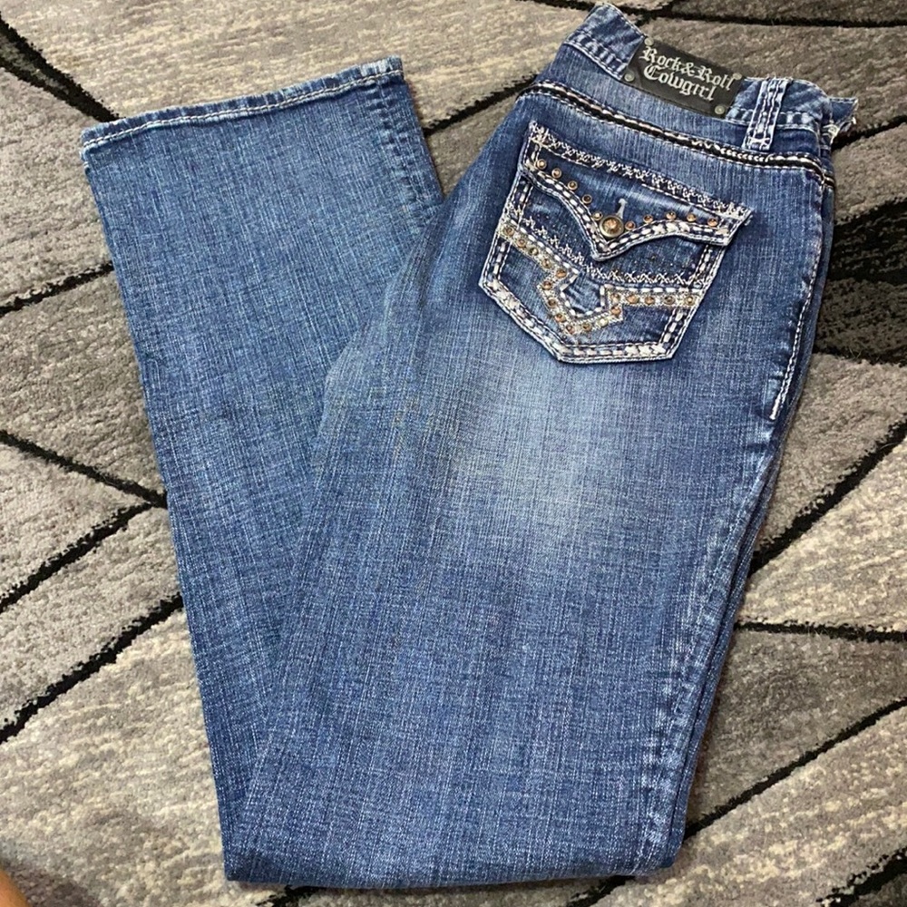 Rock and roll cowgirl jeans